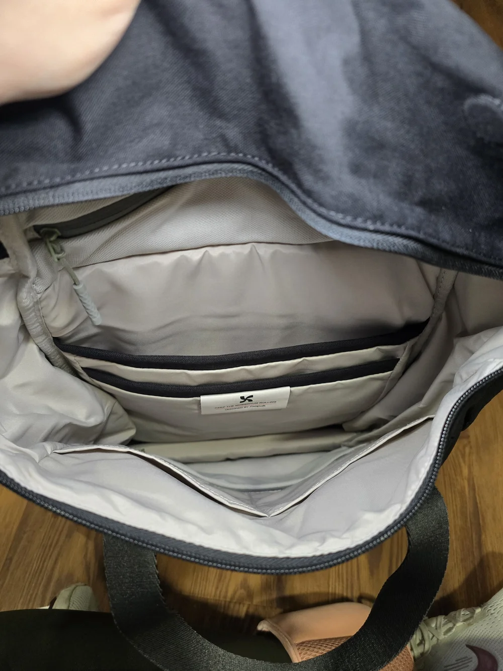 Mopak Black Men's Roll-Top Backpack